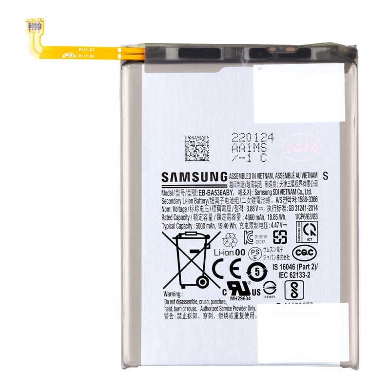 EB-BA536ABY Samsung Baterie Li-Ion 5000mAh (Service pack)