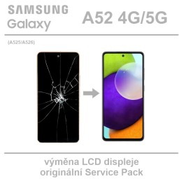 Výměna LCD displeje Samsung A525/A526 Galaxy A52 4G/5G Černá/Black