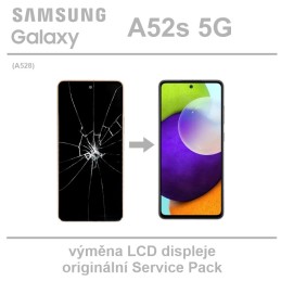 Výměna LCD displeje Samsung A528B Galaxy A52s 5G Černá/Black